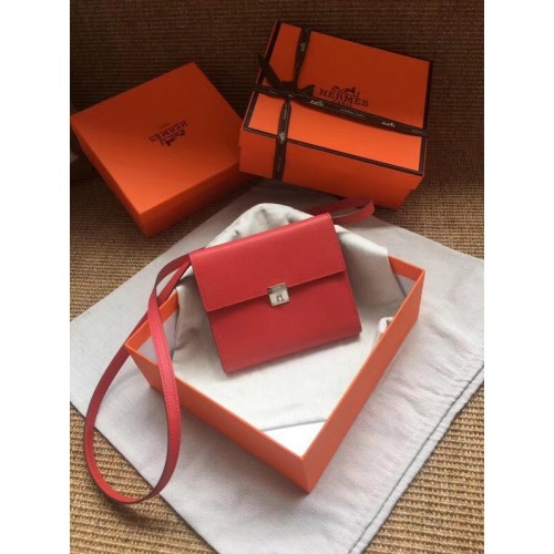 Hermes Clutch Epsom borjúbőr H0589 piros