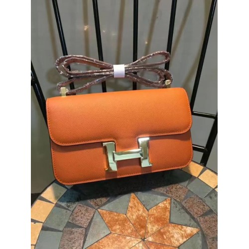 Hermès Constance Táska Borjúbőr H9978 Narancssárga