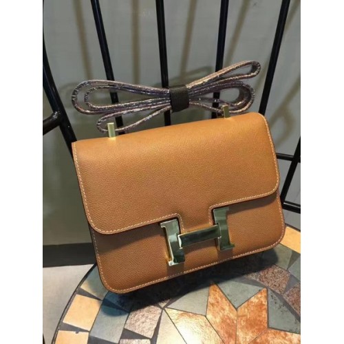 Hermès Constance Táska Borjúbőr H9978 Bézs Színű