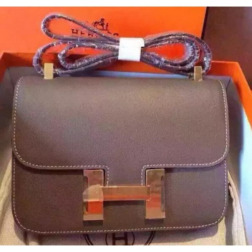 Hermès Constance Táska Borjúbőr H9999 Szürke