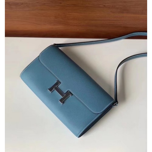 Hermès Constance to go mini táska H4088 kék