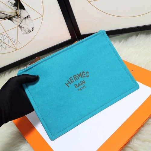 Hermès kozmetikai táska H3700 világoskék