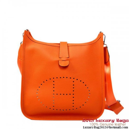 Hermes Evelyn Táska Marhabőr H1188 Narancssárga