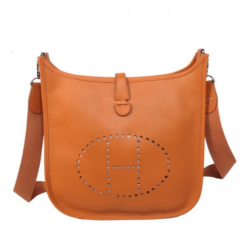Hermès Evelyne Messenger Táska H1608 Narancssárga