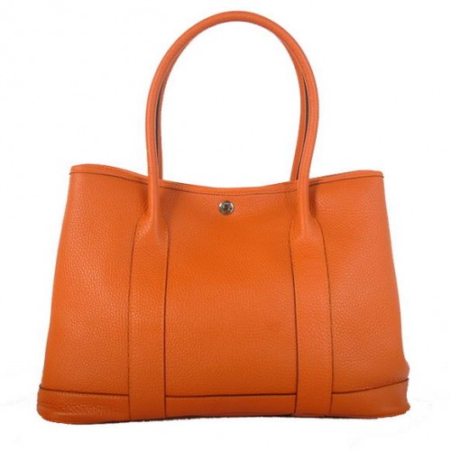 Hermès Garden Party 36CM-es Táska Clemence Narancssárga