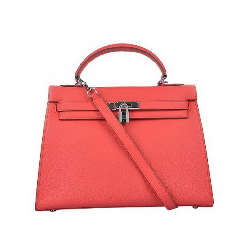 Hermes Kelly 32cm Táska Togo Bőr Világospiros