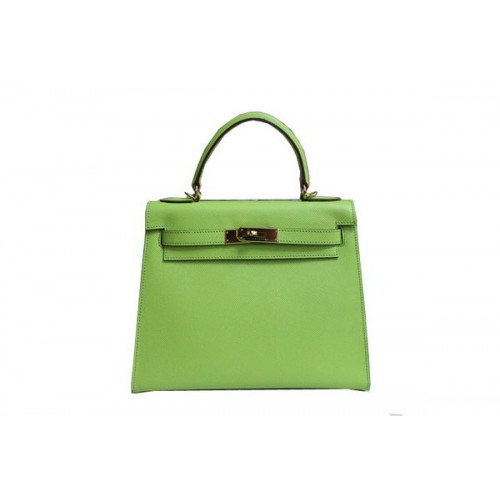 Hermès Kelly 32cm Válltáska K32 Ezüst Saffiano Bőr
