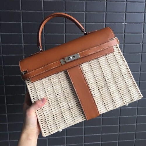 Hermès Kelly 35CM KL35 barna