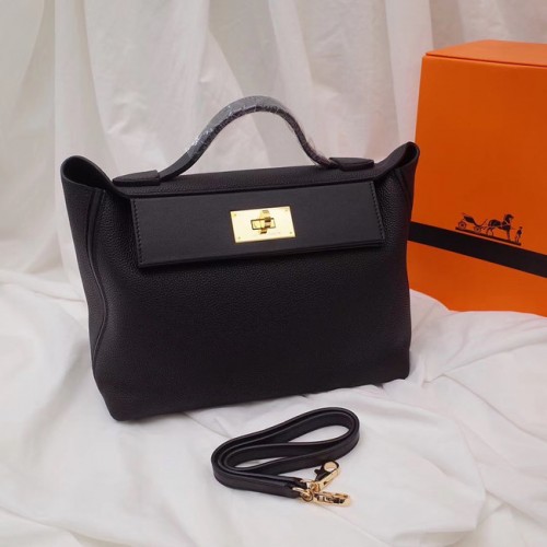 Hermès Kelly Togo Bőr Táska H2424 Fekete
