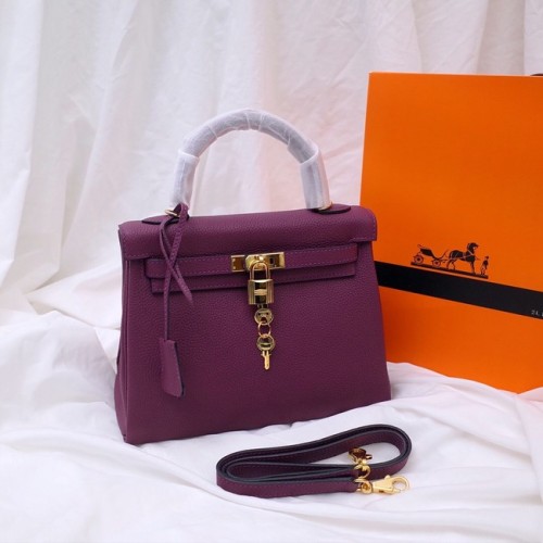Hermes Kelly Válltáska Eredeti TOGO Bőr KY3255 lila