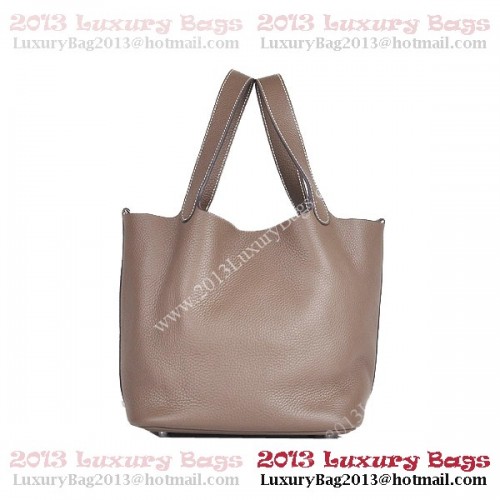 Hermès Picotin Lock MM Táska Clemence Bőr 8616 Khaki