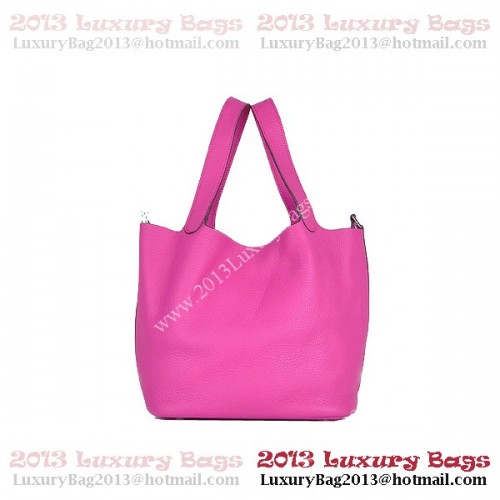 Hermès Picotin Lock PM Táska Clemence Bőrből 8615 Őszibarack