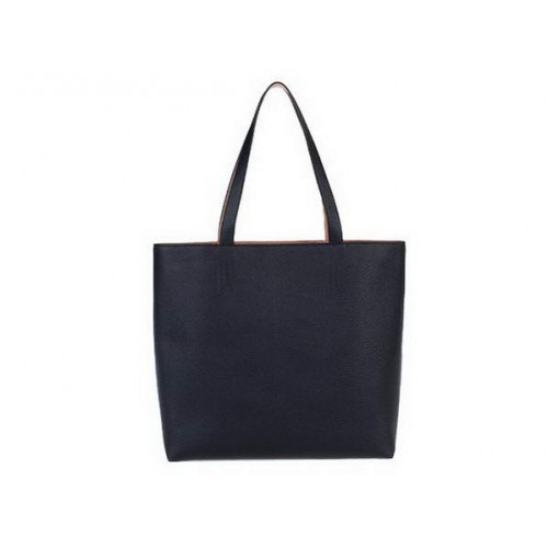 Hermès Bevásárlótáska 36cm Totes Clemence Bőr Fekete