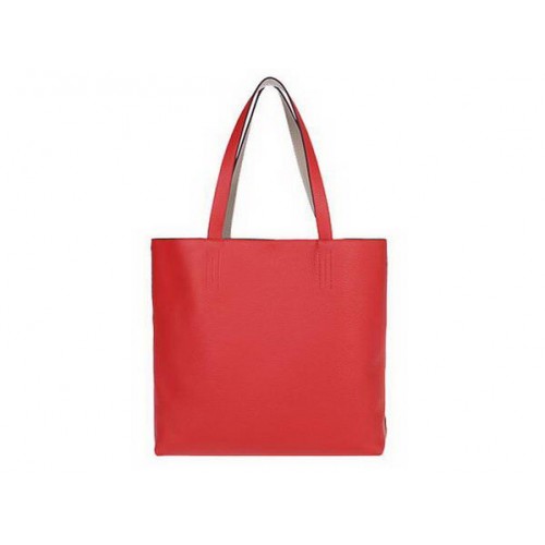 Hermès Bevásárlótáska 36cm Totes Clemence Bőr Világospiros
