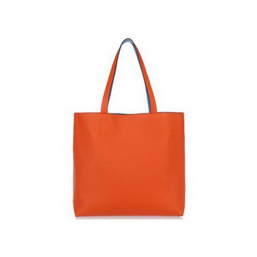 Hermès Bevásárlótáska 36cm Totes Clemence Bőr Narancssárga