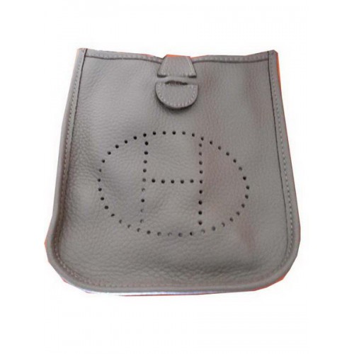 Hermès mini Evelyne Messenger táska H1608S Szürke