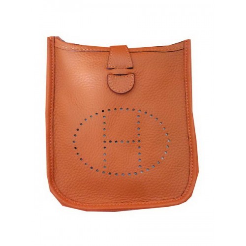 Hermès mini Evelyne Messenger Táska H1608S Narancssárga