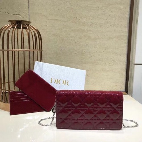 LADY DIOR BORJÚBŐR PÉNZTÁRCA C9025A Bordó