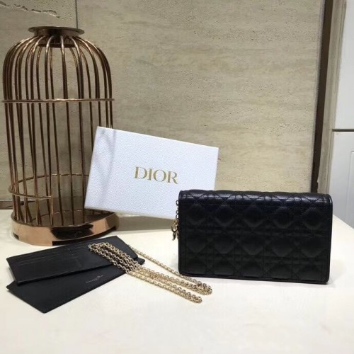 LADY DIOR BORJÚBŐR PÉNZTÁRCA C9025A fekete