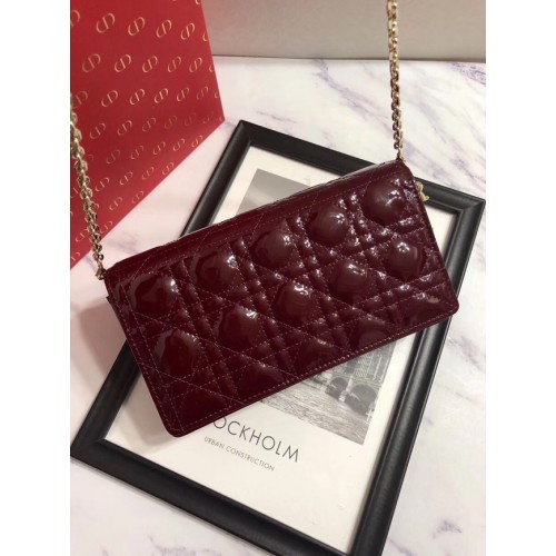 LADY DIOR BORJÚBŐR PÉNZTÁRCA M9001 BORDEAUX