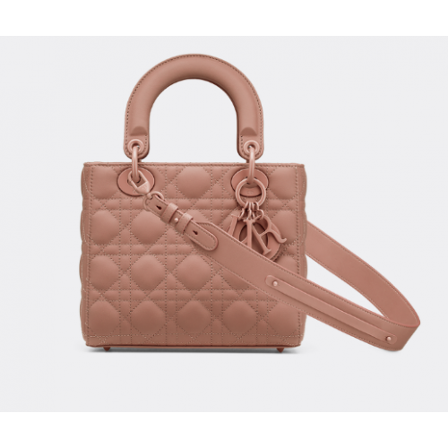 LADY DIOR MY ABCDIOR TÁSKA Blush Ultramatte Cannage Borjúbőr M0538SLOI