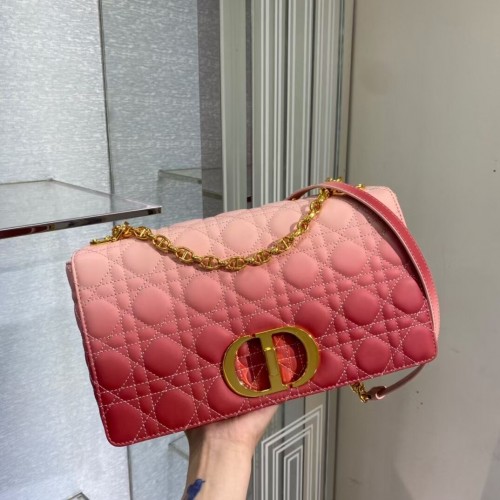 NAGY DIOR CARO BAG Indigó rózsaszín Gradiens Cannage báránybőr M9243U