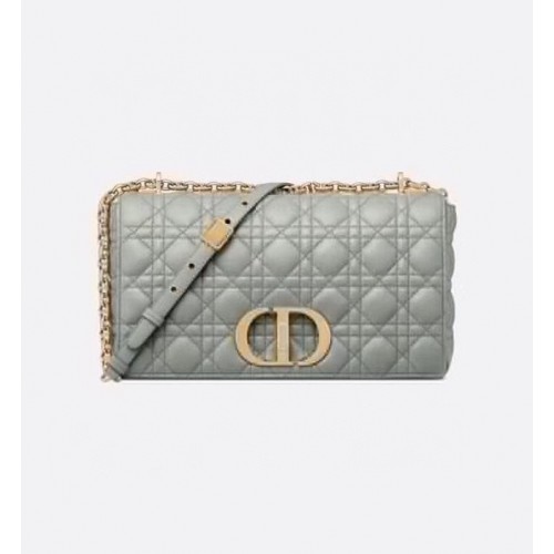 NAGY DIOR CARO TÁSKA Puha Cannage Borjúbőr M9243U szürke
