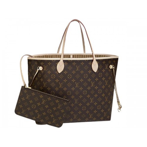 LOUIS VUITTON M40990 MONOGRAM VÁSZON NEVERFULL GM BÉZS