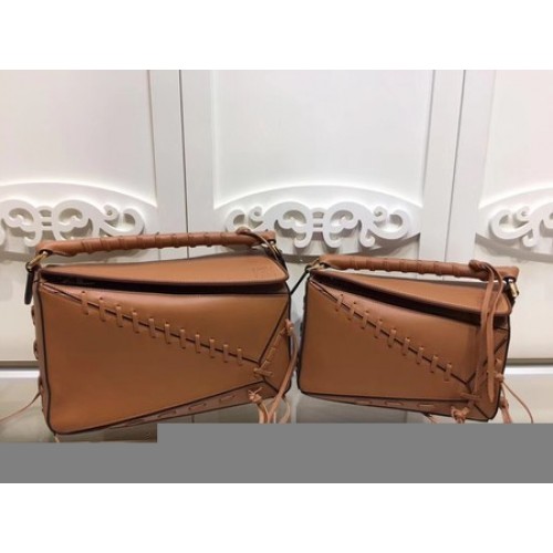 Loewe Puzzle borjúbőr táska 9124 barna