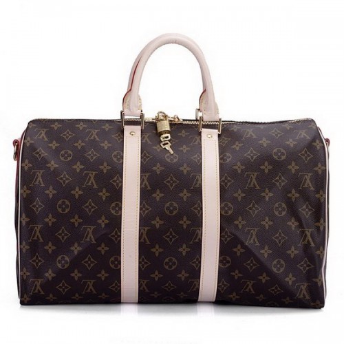 Louis Vuitton Monogram Vászon Keepall 45 Táska Vállpánttal M41418