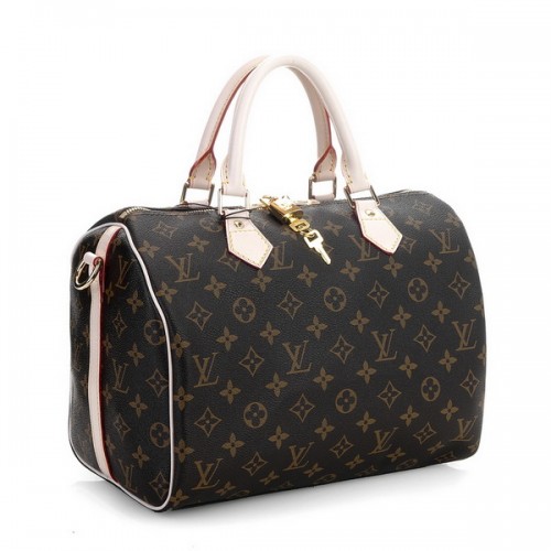 Louis Vuitton Monogram Vászon Speedy 30 Táska Vállpánttal M40391