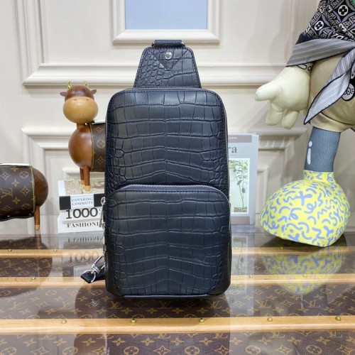 Louis Vuitton AVENUE SLING bőrtáska N41720 fekete