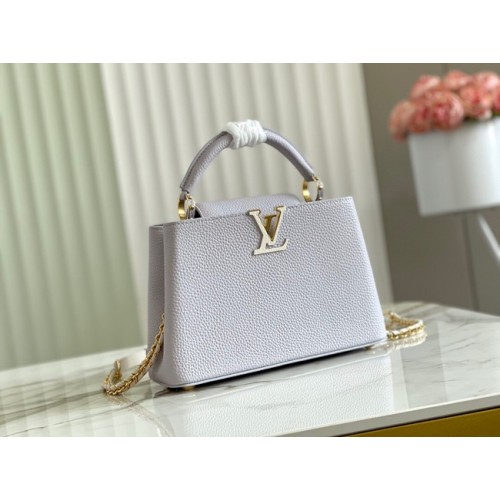 Louis Vuitton CAPUCINES BB M57227 Gyöngyfehér