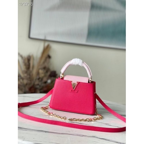 Louis Vuitton CAPUCINES MINI M20708 rose&pink
