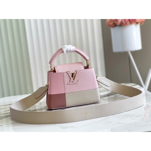 Louis Vuitton CAPUCINES MINI M59268 rózsaszín