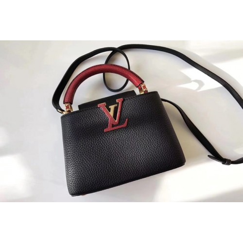 Louis Vuitton CAPUCINES MINI N94047 fekete-piros