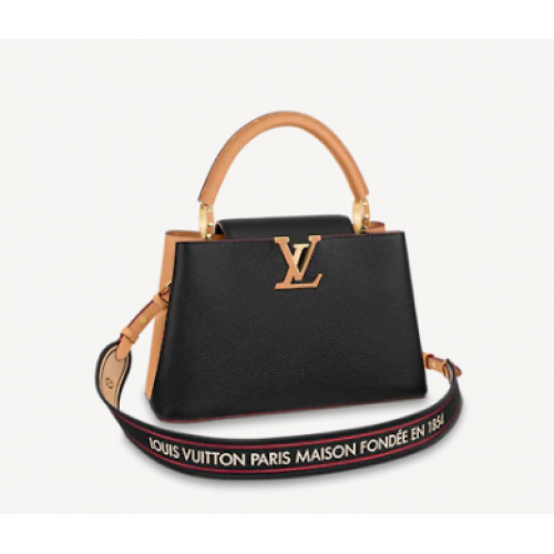 Louis Vuitton CAPUCINES MM M58608 Fekete&Arizona Bézs