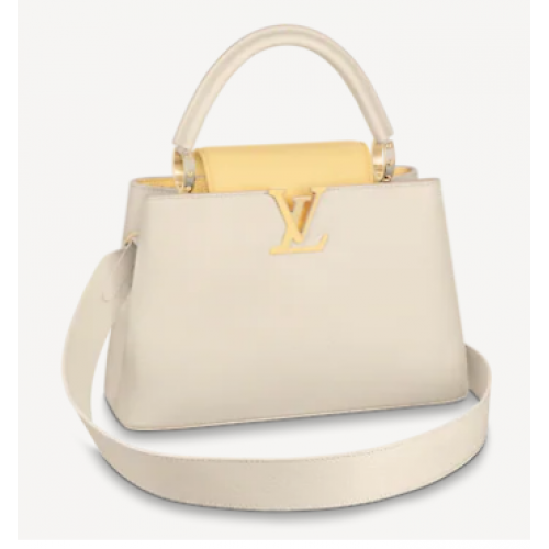 Louis Vuitton CAPUCINES MM M59883 Krém Bézs