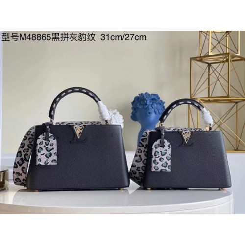 Louis Vuitton CAPUCINES PM M48865 fekete