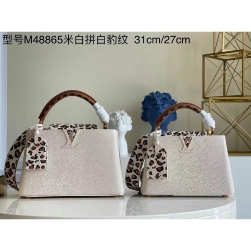 Louis Vuitton CAPUCINES PM M48865 fehér