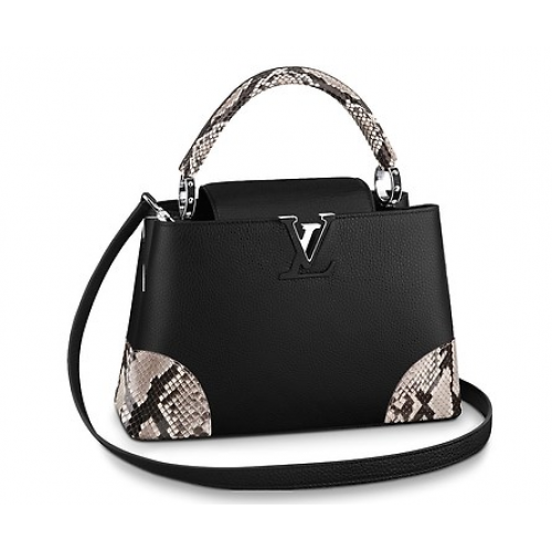Louis Vuitton CAPUCINES PM N94410 fekete