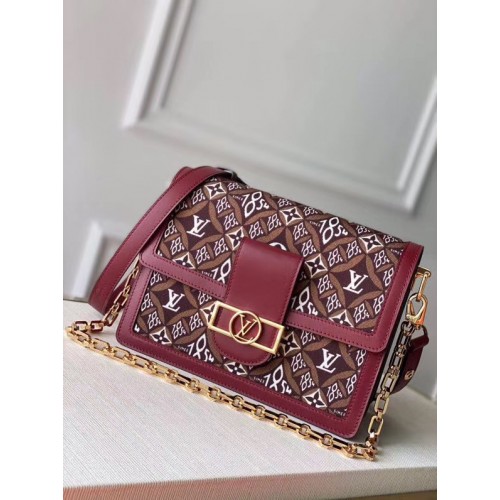 Louis Vuitton DAUPHINE M57211 Burgundia