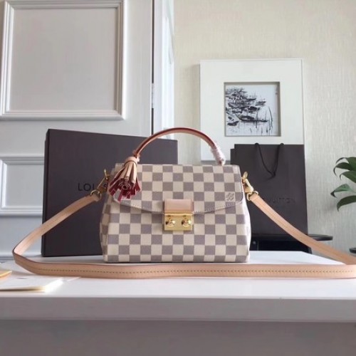 Louis Vuitton Damier Azur vászon Croisette táska N41581