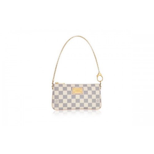 Louis Vuitton Damier Azur Canvas MILLA CLUTCH MM N60027