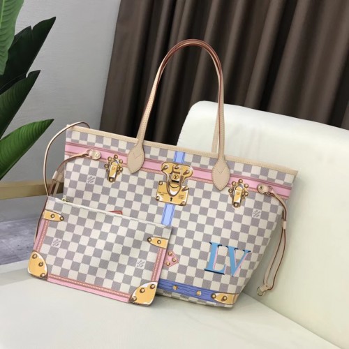Louis Vuitton Damier Azur Canvas eredeti Neverfull mm B40156