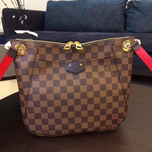 Louis Vuitton Damier Ebene Canvas eredeti bőr SOUTH BANK BESACE N42230