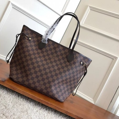Louis Vuitton Damier Ebene Original NEVERFULL MM N41358 rózsaszín