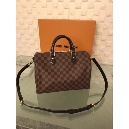 Louis Vuitton Damier Ebene Speedy 30 Vállpántos Táska N41183