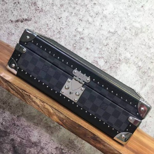 Louis Vuitton Damier grafit vászon karóra doboz 40664 fekete