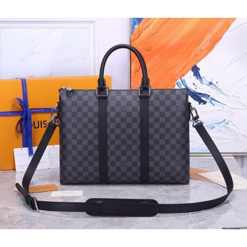 Louis Vuitton Damier Grafit Vászon Aktatáska M33416 fekete